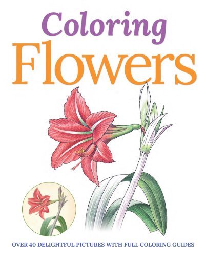 Coloring Flowers By Arcturus Publishing