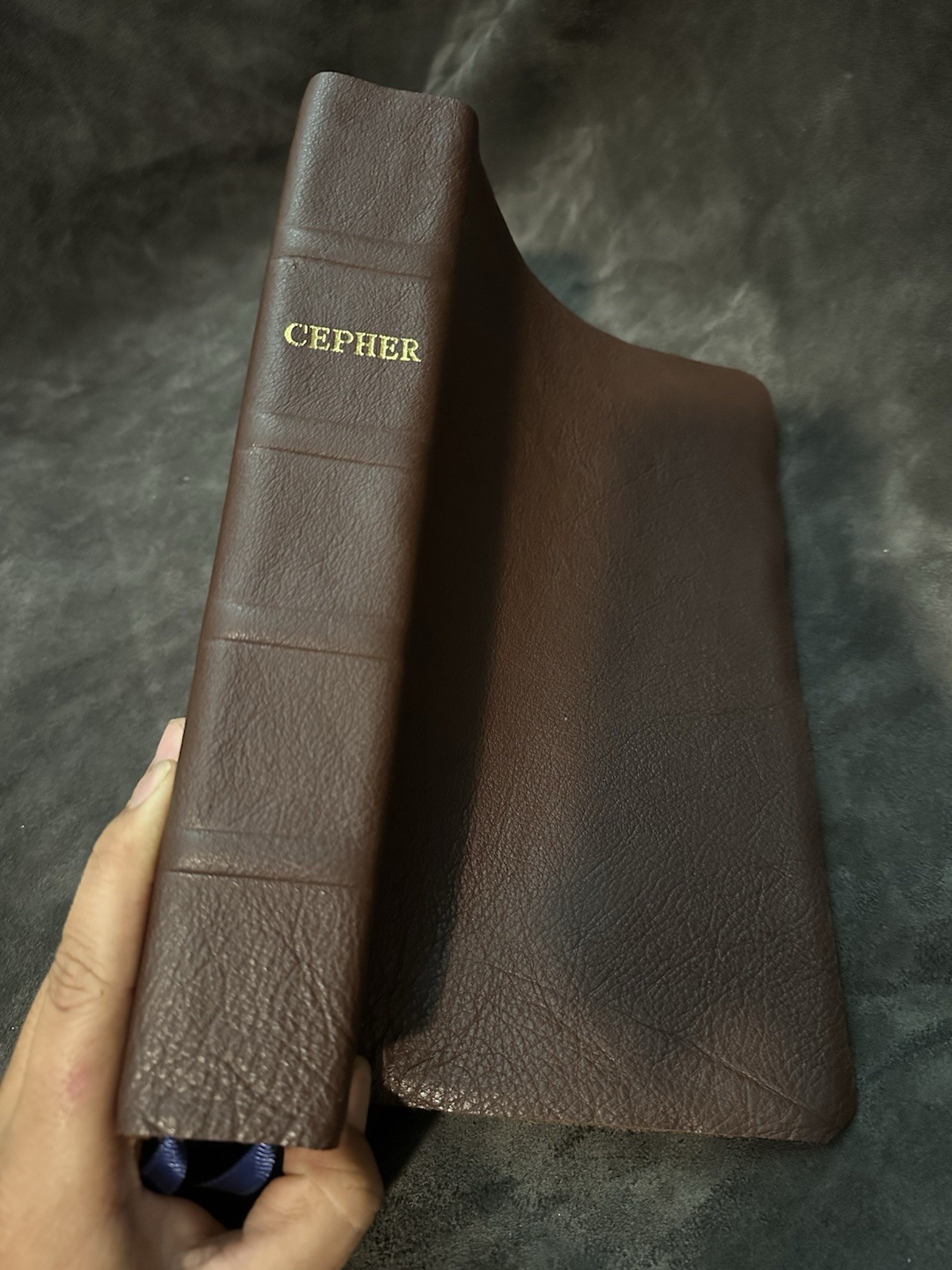 Rare Custom cepher bible Apocrypha Deuterocanonical Premium Leather Brown Enoch