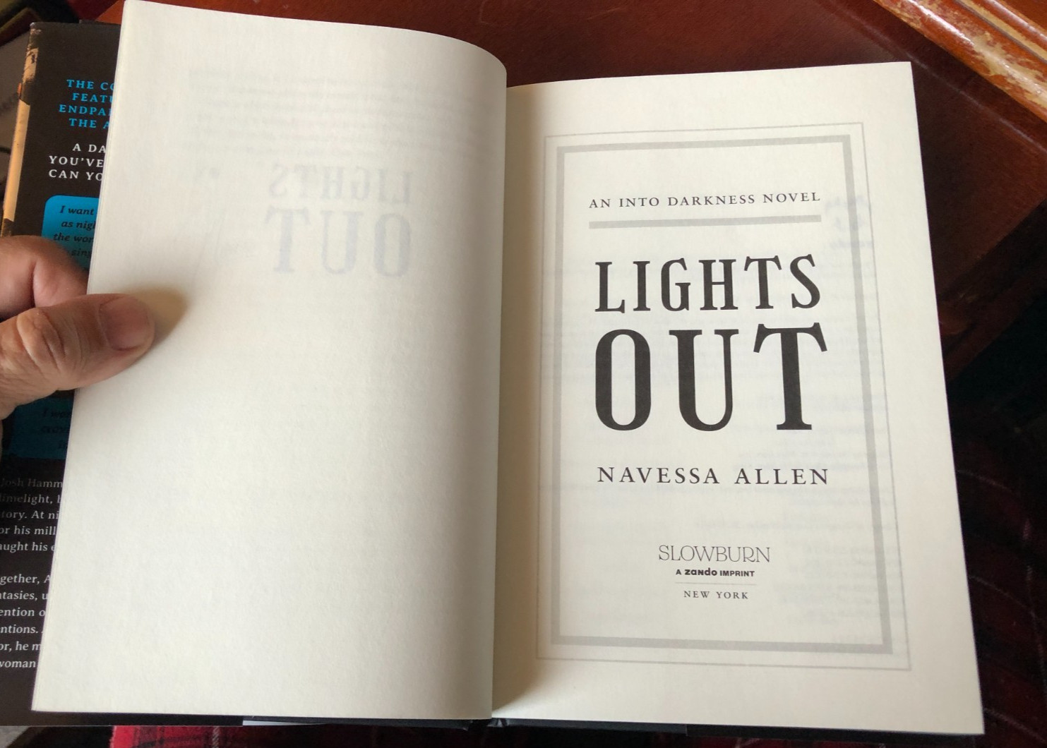 “Lights Out” by Navessa Allen – After Dark Edition – Signed HC 1st 2024-25
