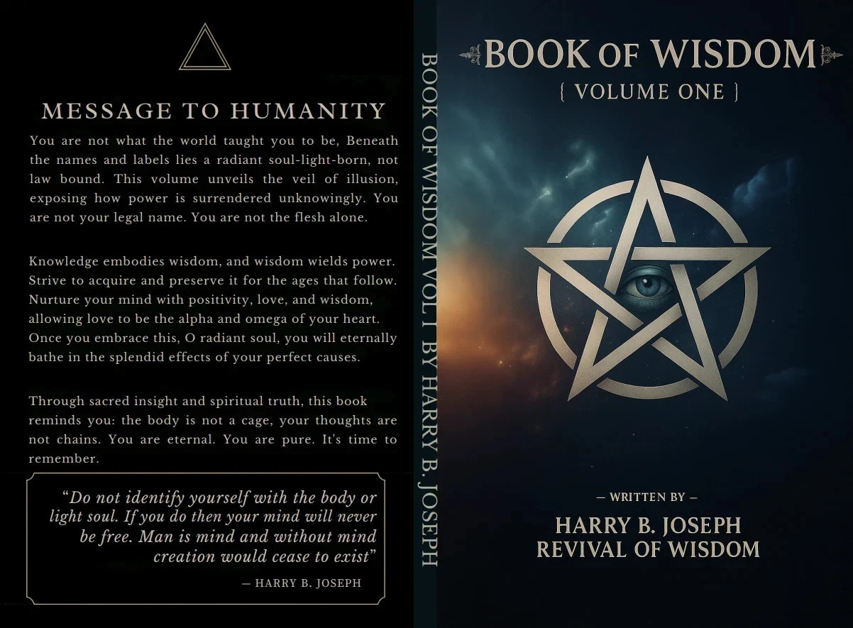 Book of Wisdom Volumes 1 & 2 by Harry B. Joseph (Paperback 2-Book Bundle) NEW