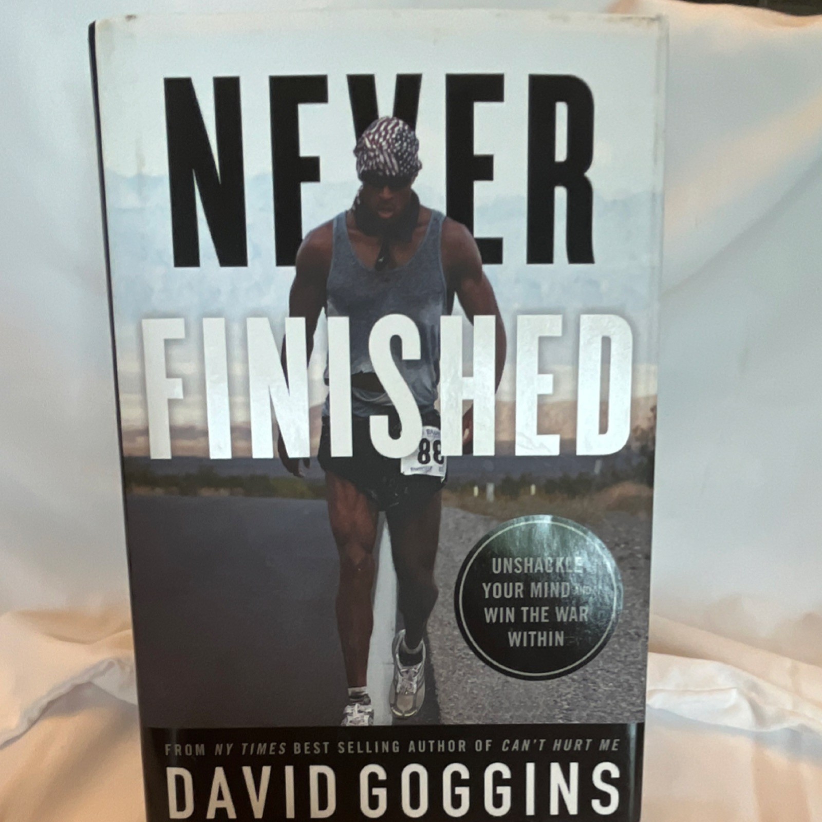 David Goggins Never Finished Hardcover 2022 Self-Help Book