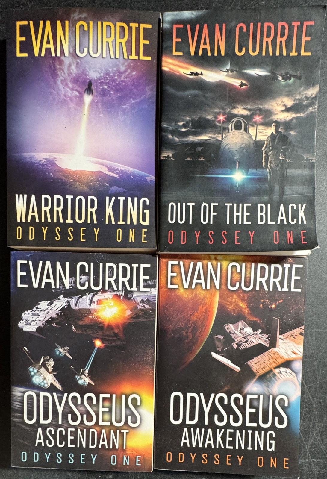 Partial Set ODYSSEY ONE 4-7 Evan Currie Lot Warrior King out of Black