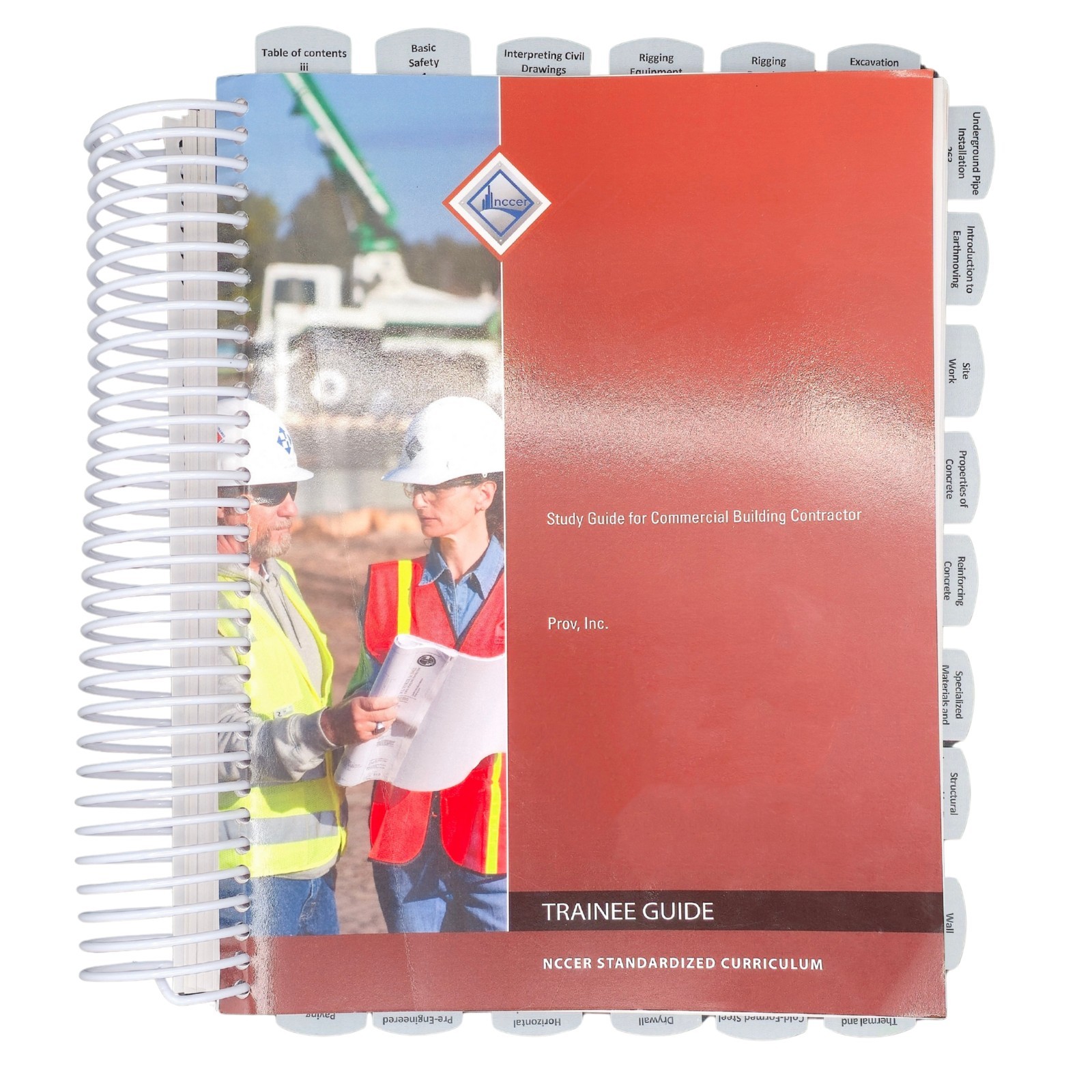 Highlighted and Tabbed – Study Guide for Commercial Building Contractor – 2024