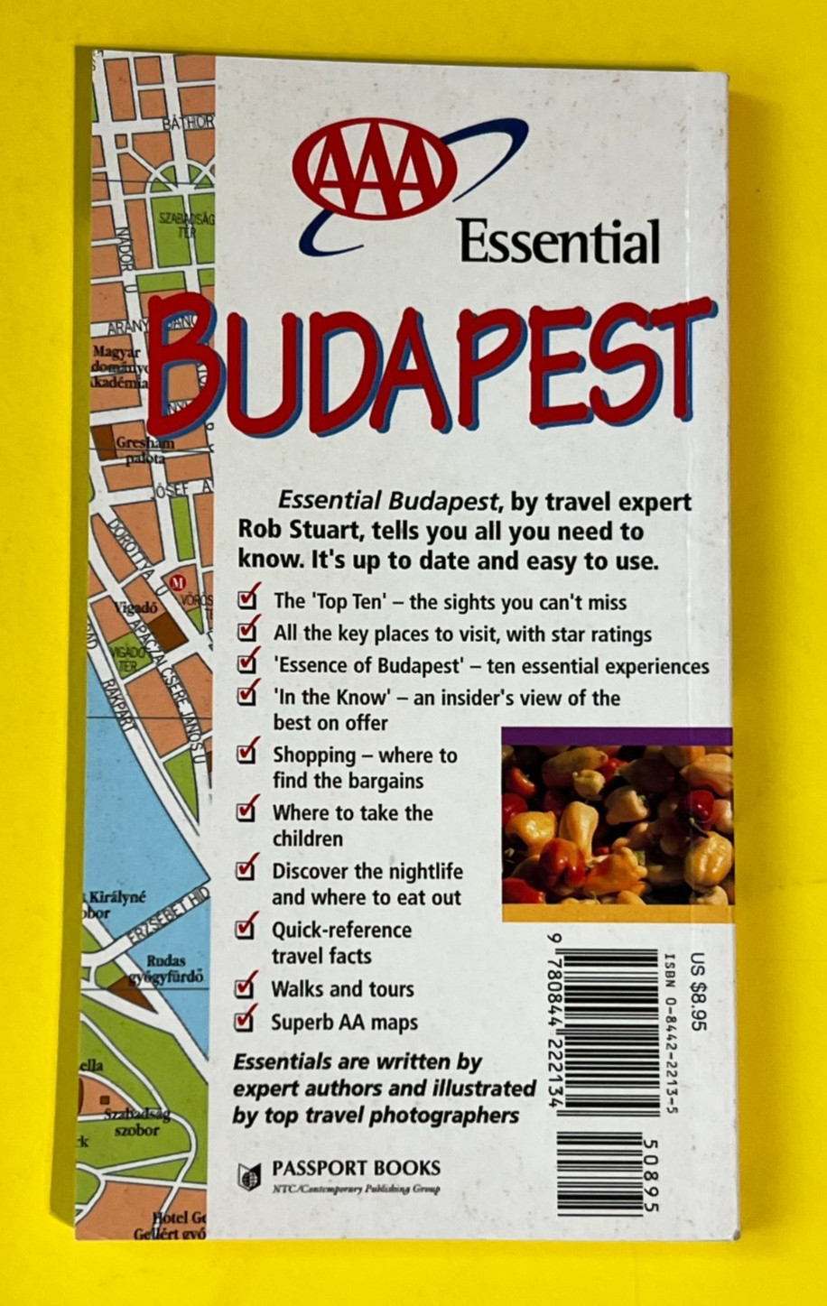 Essential BUDAPEST AAA Essential By Rob Stuart Passport Books ~ 126 pages ~ 1999