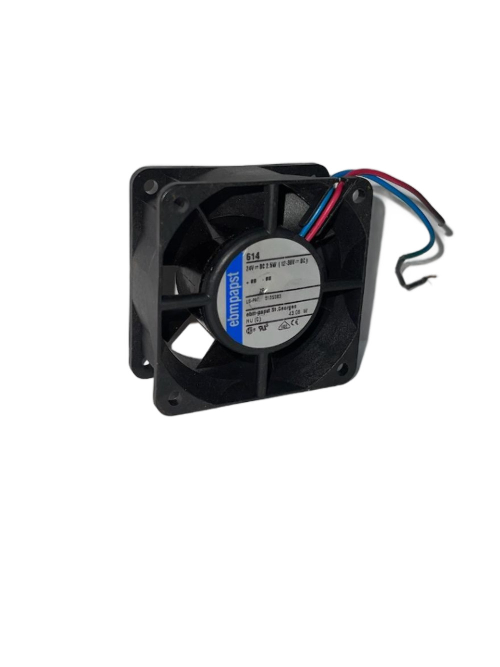 614 Fan Axial, Wire Leads Cooling Fan, 60X25.4MM 24VDC 2.5W 2, RoHS