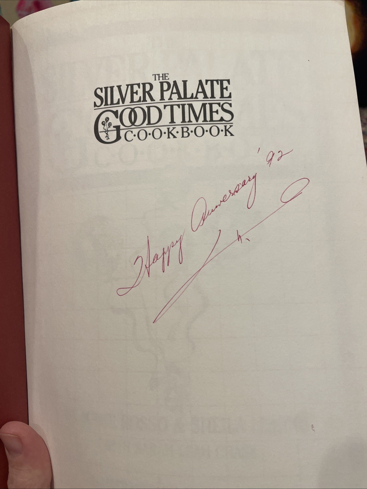 The Silver Palate Good Times Cookbook Recipes First Printing Signed by Author PB