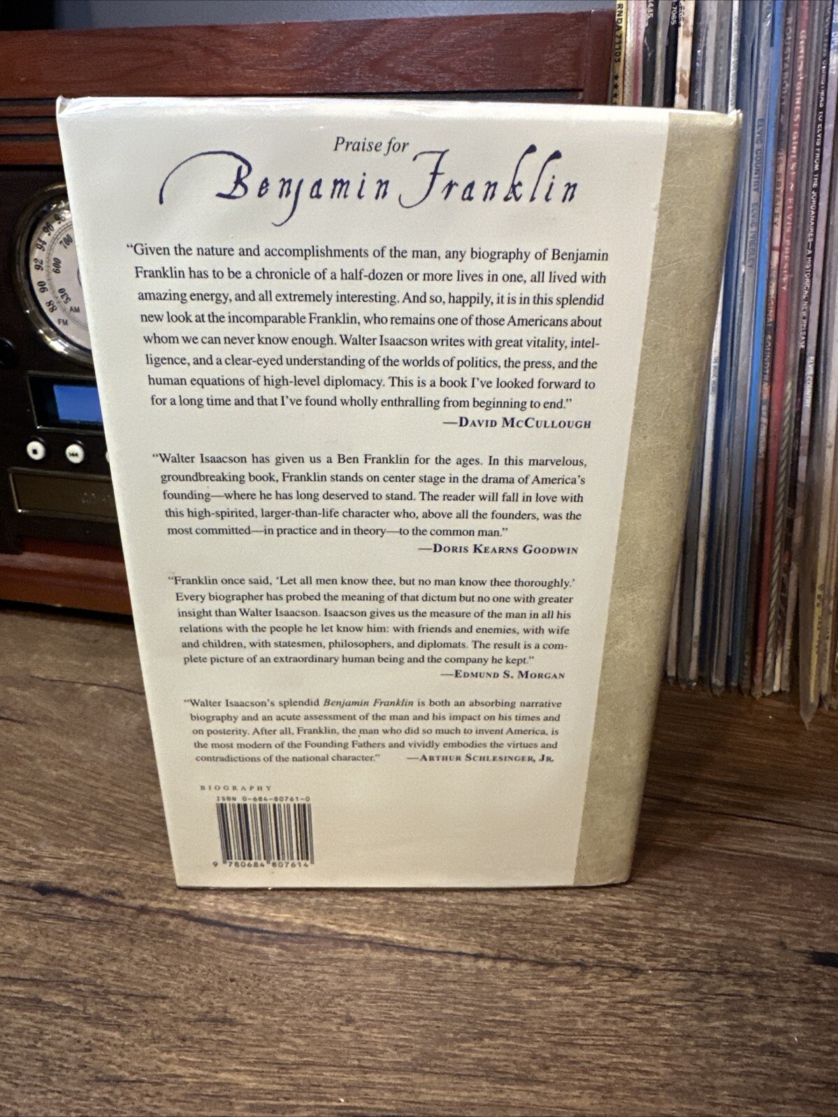 BENJAMIN FRANKLIN: AN AMERICAN LIFE By Walter Isaacson – HC – 1st EDITION/PRINT