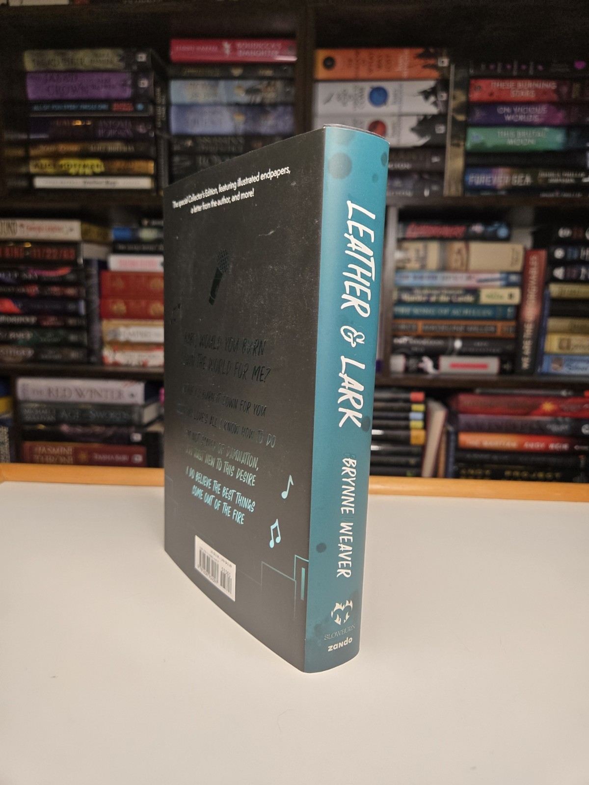 Brynne Weaver Leather & Lark Signed Collector’s Ed Hardcover Zando Ruinous Love