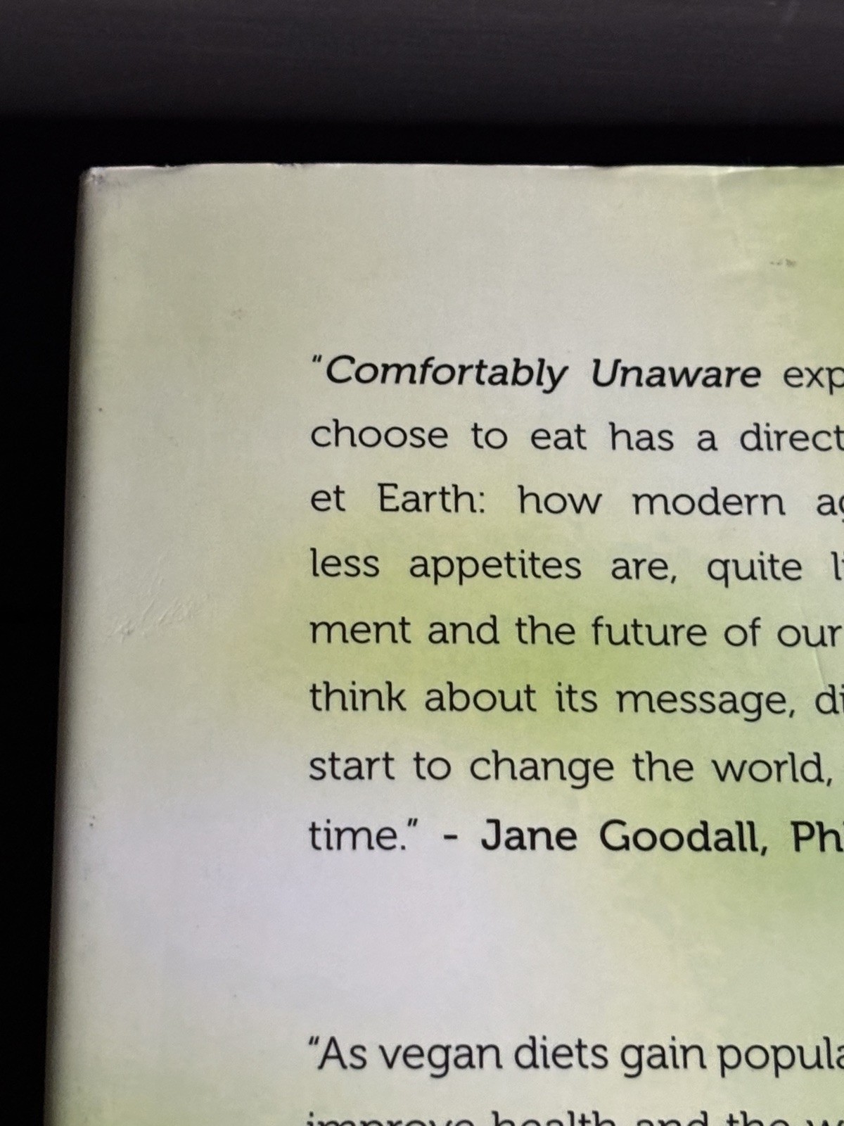 Comfortably Unaware – Dr. Richard A. Oppenlander – Hardcover First Edition 2011