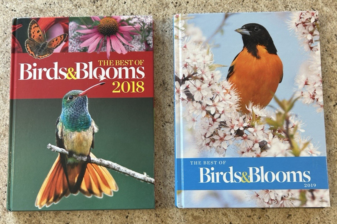 Birds & Blooms Hardcover Books (14 In All) The Best Of Annual Books