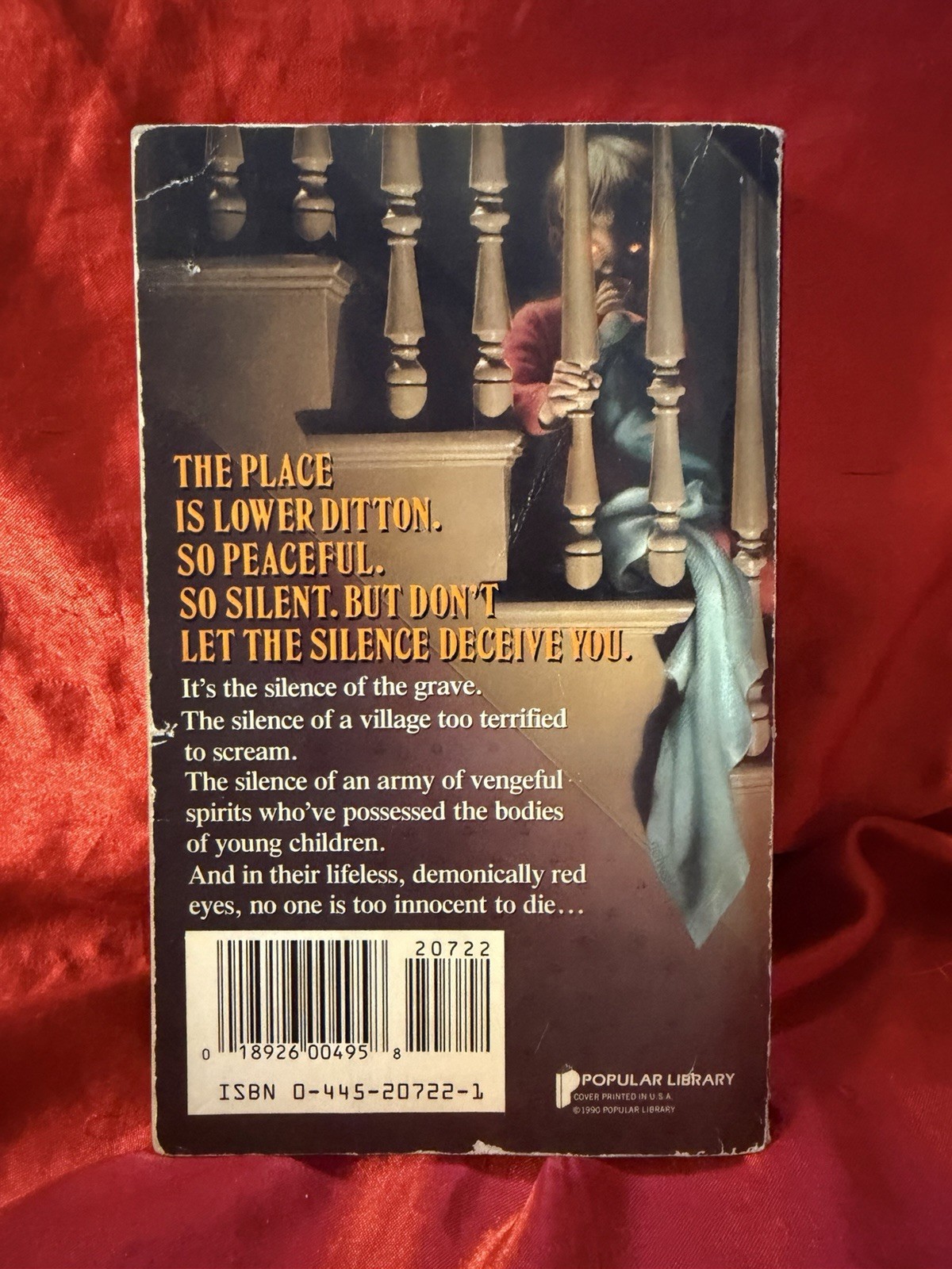 LOT of 2 VINTAGE HORROR PAPERBACKS FROM HELL! ‘Nursery’DavidLippincott ‘Deadtime