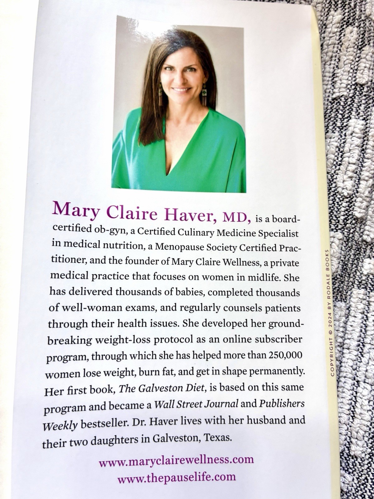 The New Menopause by Mary Claire Haver (2024 Hardcover) Menopause Guide