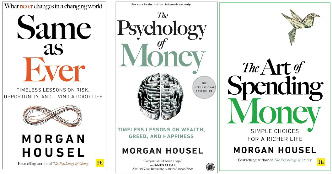 Morgan Housel 3 Books Set : Psychology, Same as Ever HB, Art of Spending PB