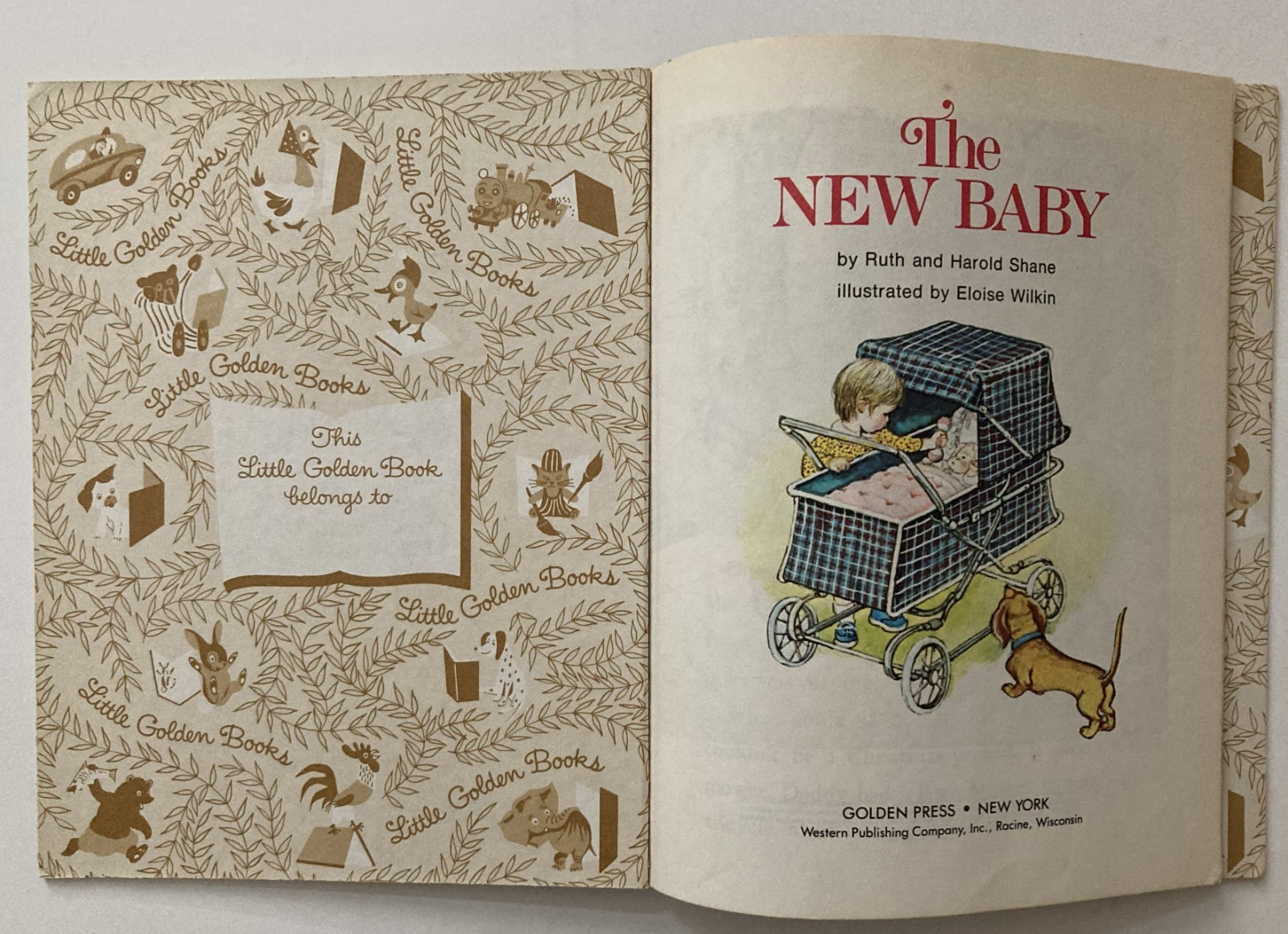 VTG Eloise Wilkin Little Golden Book Lot 4 1980s Where Did the Baby Go New Birds