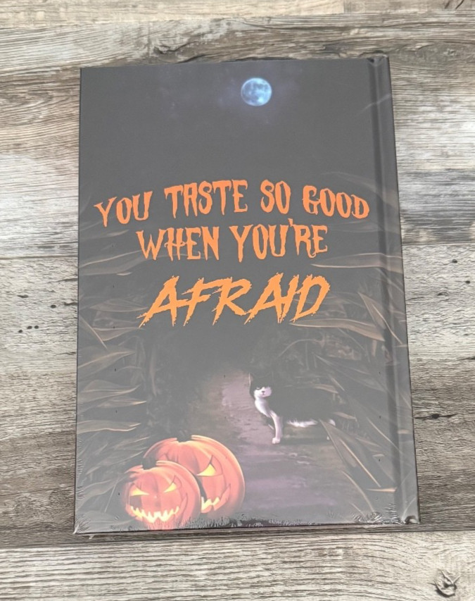Venom And Lace SCAREDY CAT A.J. Merlin SPRAYED EDGES Signed Bookplate