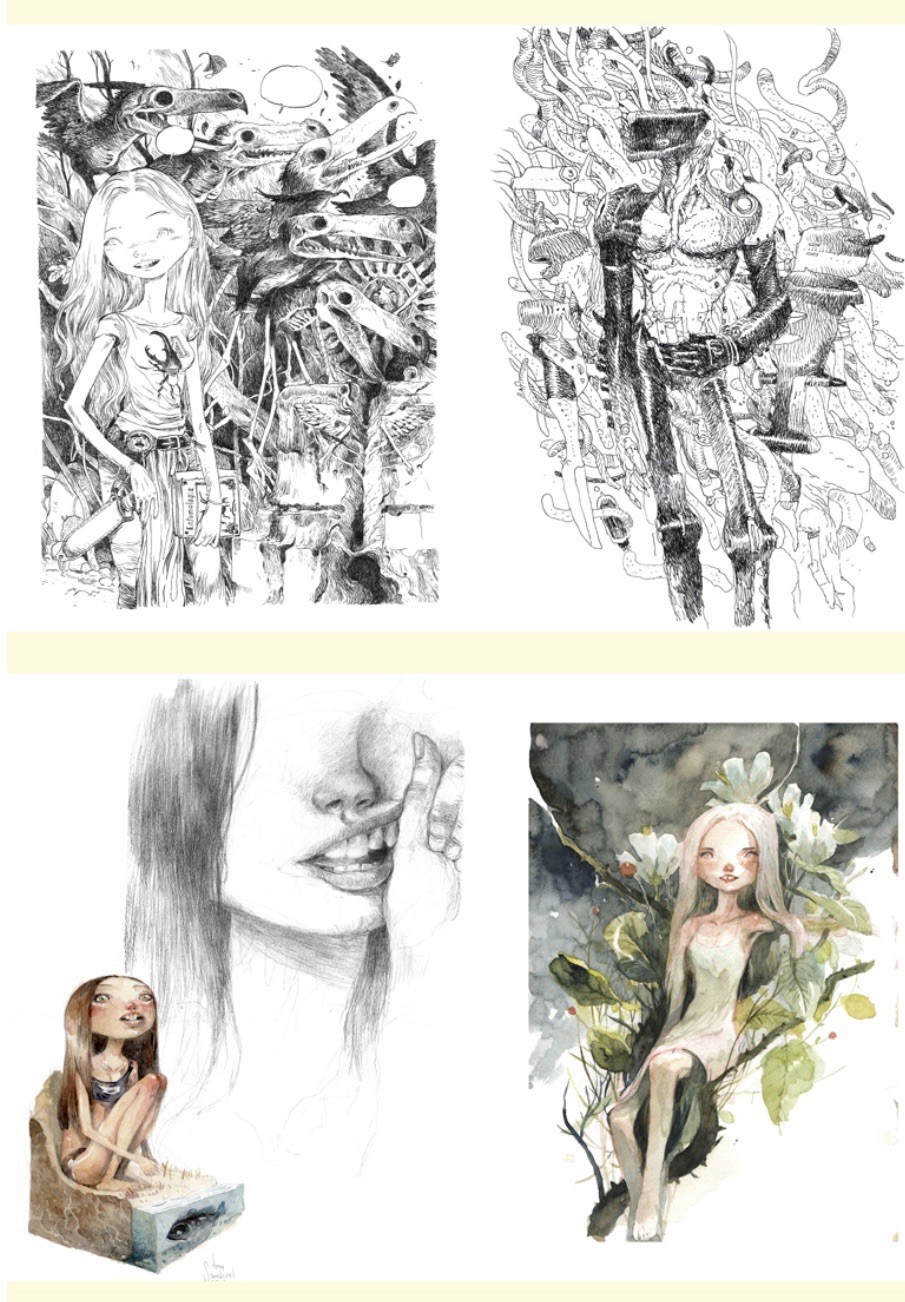 Organica Sketch Drawing Book 2023 Rain Of Doom & Tony Sandoval