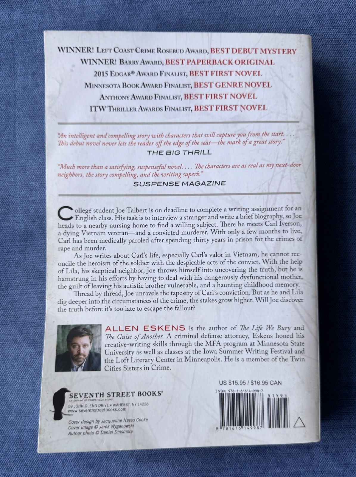 Life We Bury by Allen Eskens 2014, NOVEL Trade Paperback VERY GOOD CONDITION