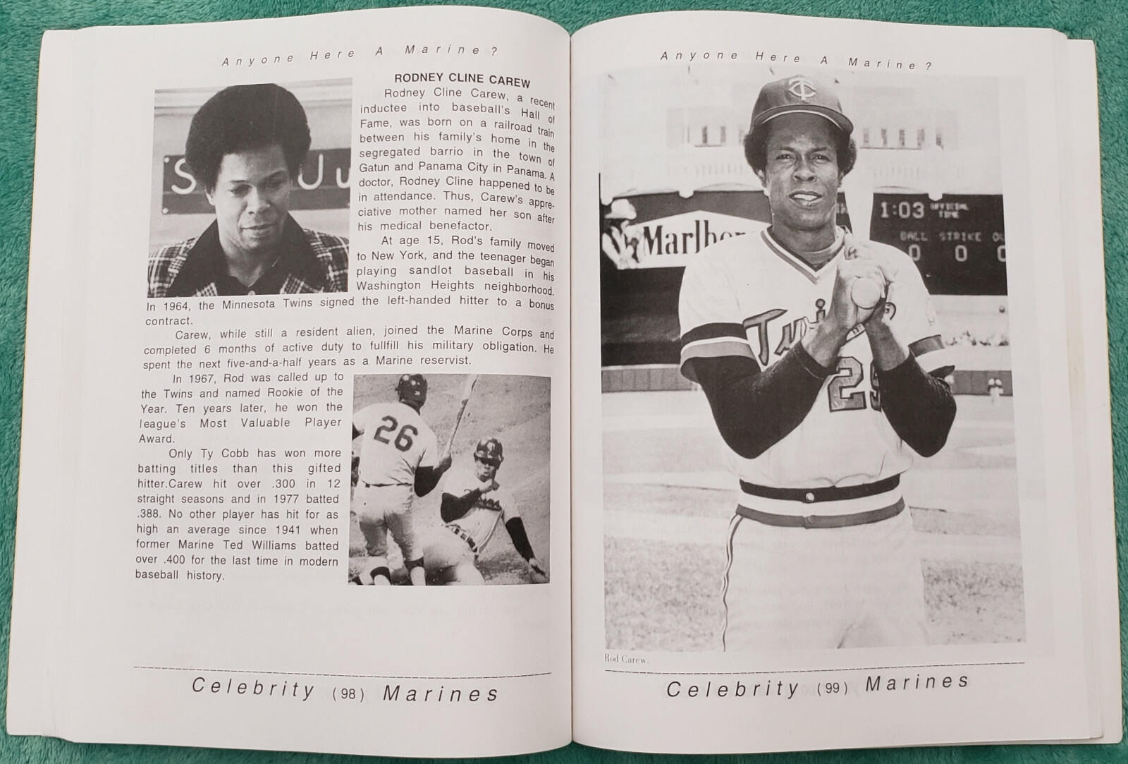 Anyone Here A Marine? Vol. II Celebrity Marines Rare Trade Paperback 184 Pages