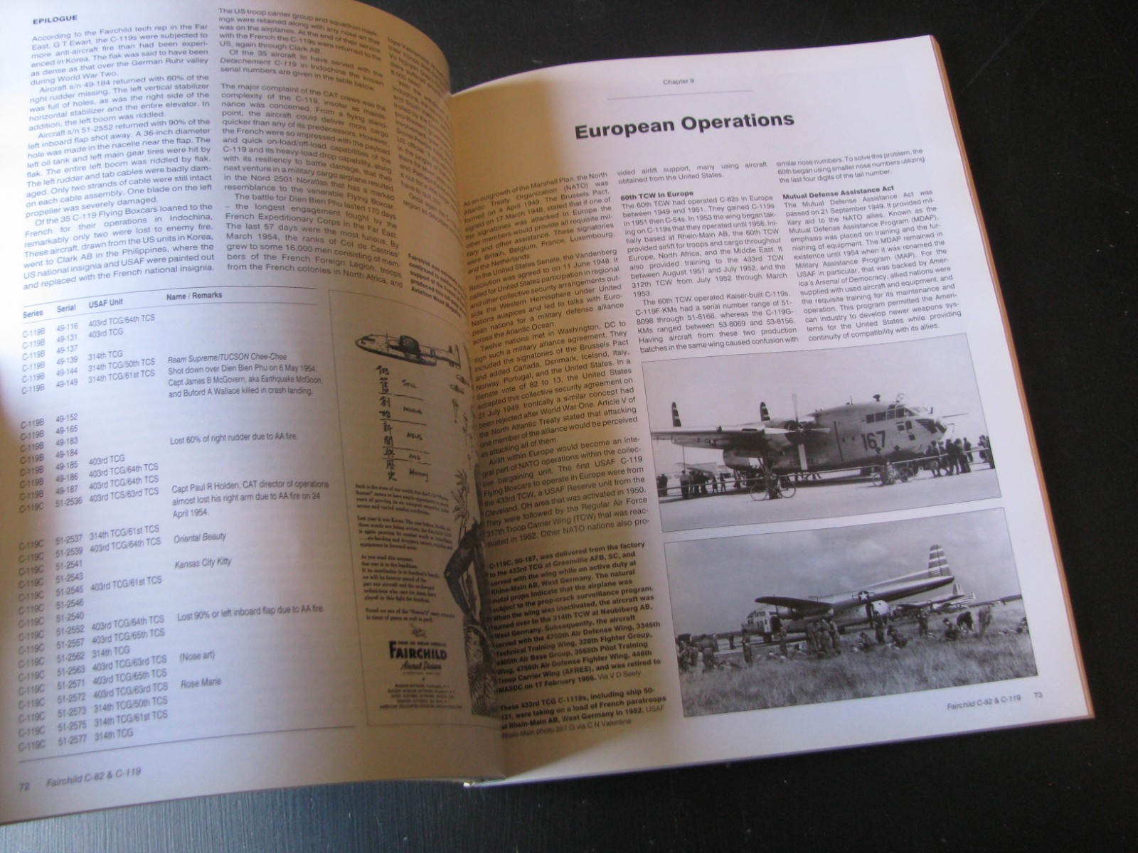 AEROFAX FAIRCHILD C-82 PACKET & C-119 FLYING BOXCAR ALWYN LLOYD VG/NN