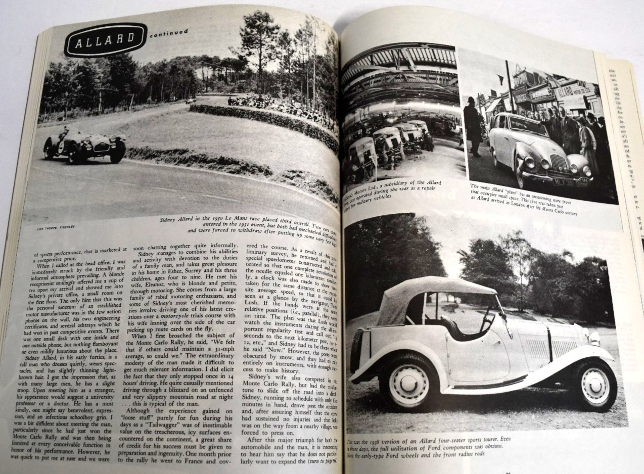 ALLARD Gold Portfolio 1937-1959 Brooklands Books Softbound *VERY GOOD*