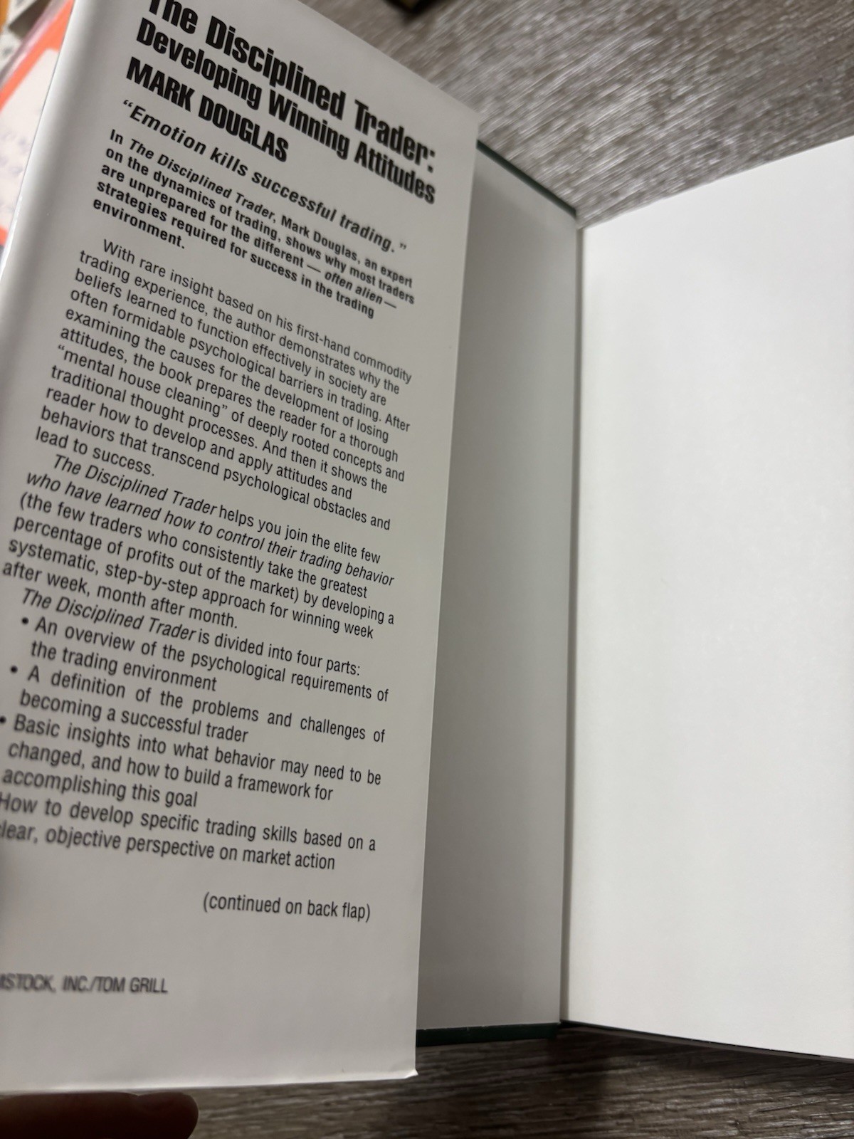 The Disciplined Trader Mark Douglas 1990 HC Like New Trading Psychology