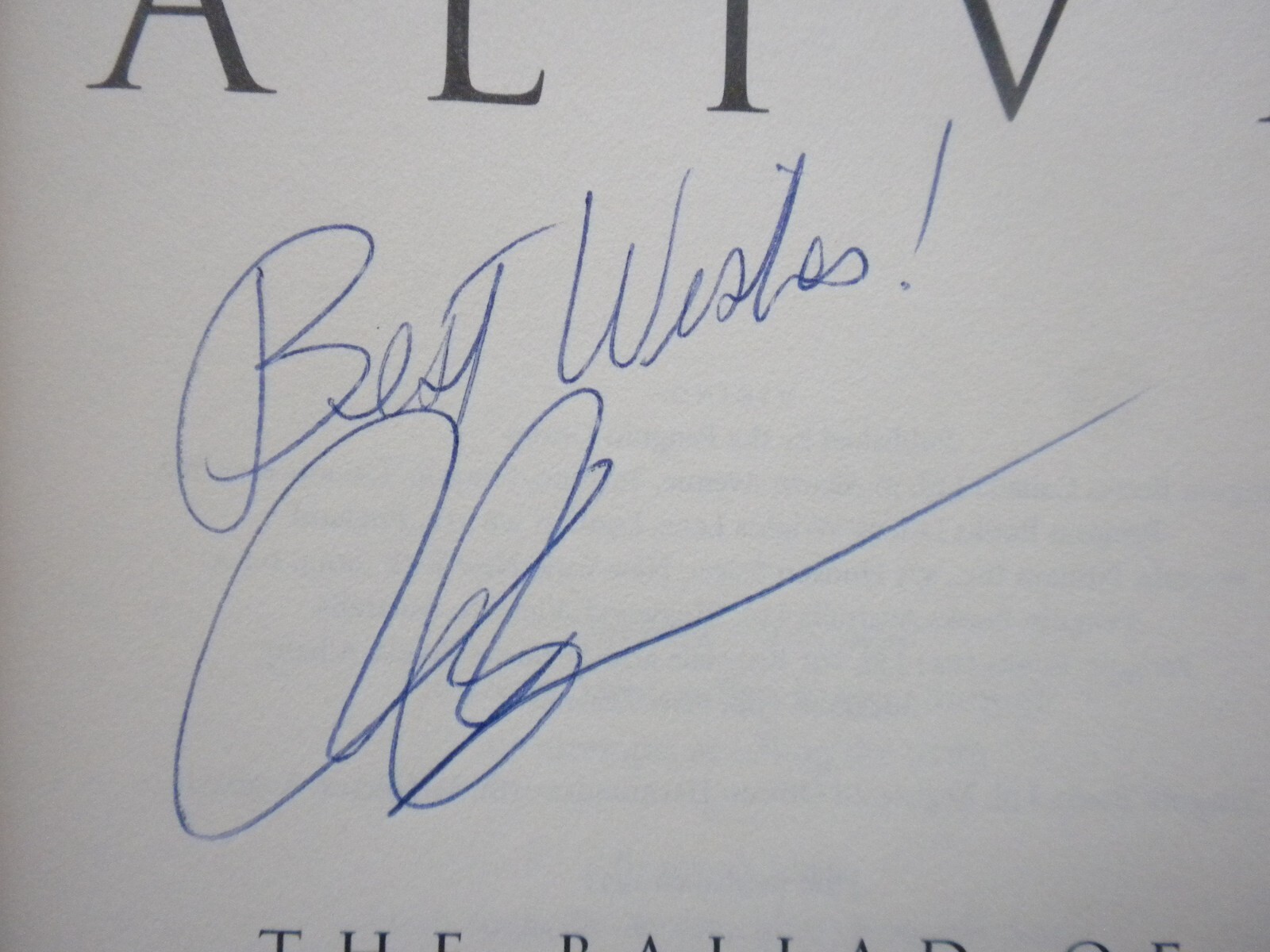 *SIGNED* MURRAY McLAUCHLAN Memoir 1998 GETTING OUT OF HERE ALIVE 396 pages HCDJ