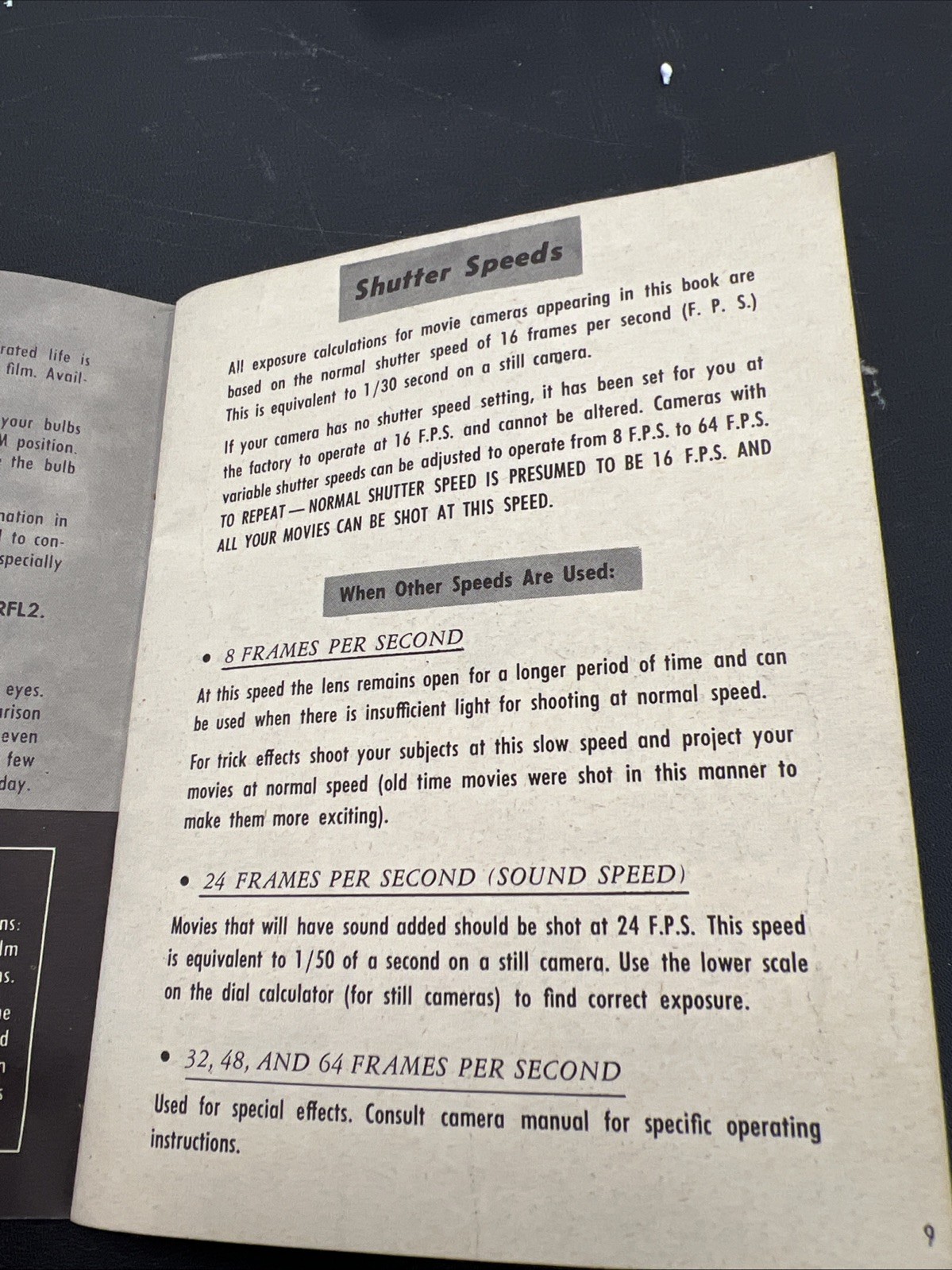 1955 How to Take Better Indoor Movies Easier W/ lighting exposure wheel Roberts