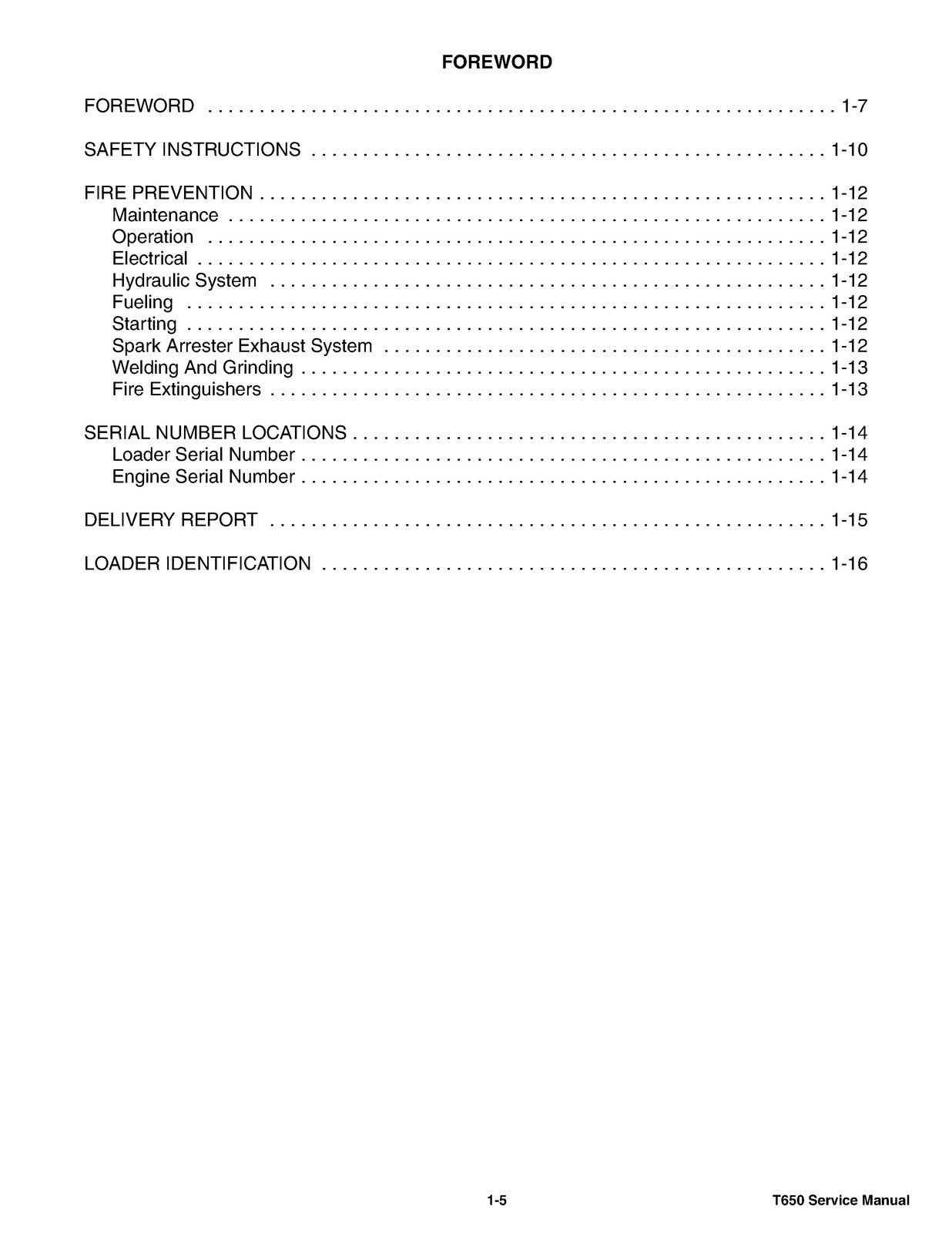BOBCAT T650 COMPACT TRACK LOADER SN A3P011001 UP SERVICE MANUAL , FOLDOUTS