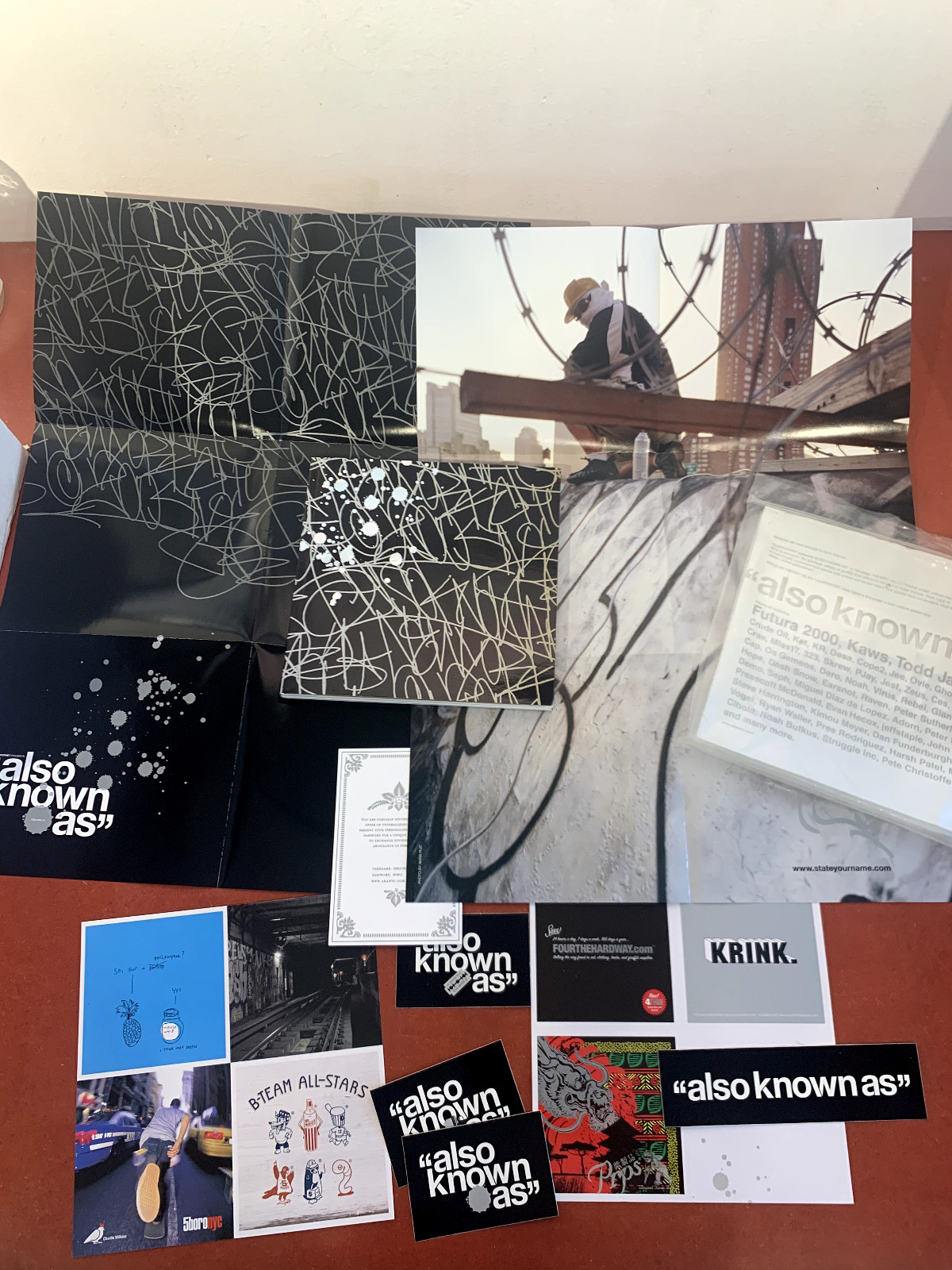Also Known As, vol. 1 – KAWS, 12oz Prophet, high quality graffiti book w/ extras