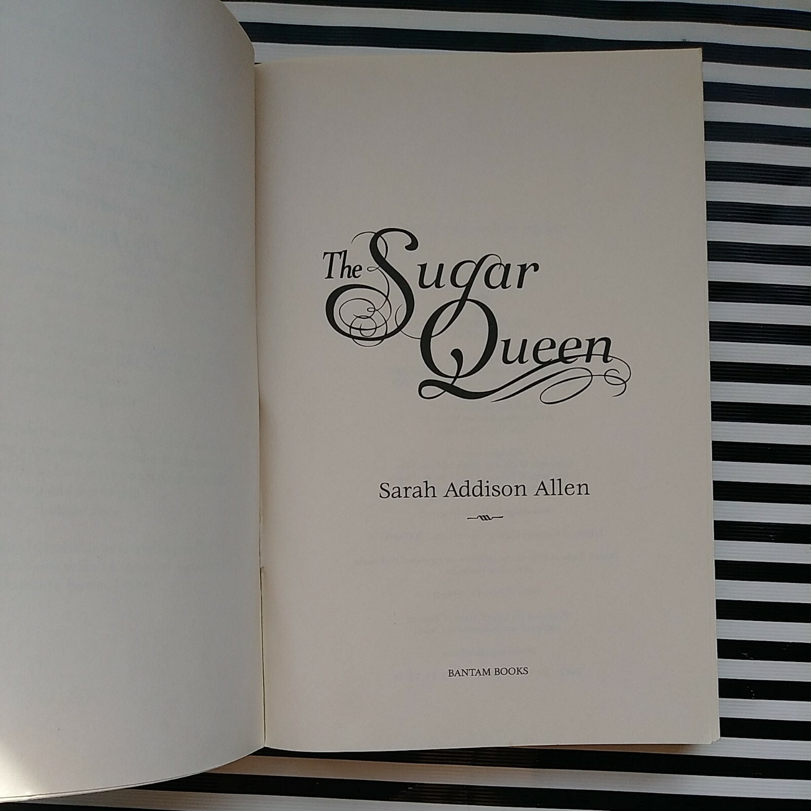 Sugar Queen Sarah Addison Allen Paperback Novel