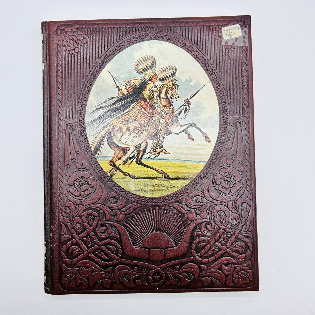 Lot of 7 Time Life Books “The Old West” Vintage 1970s Faux Leather Bound