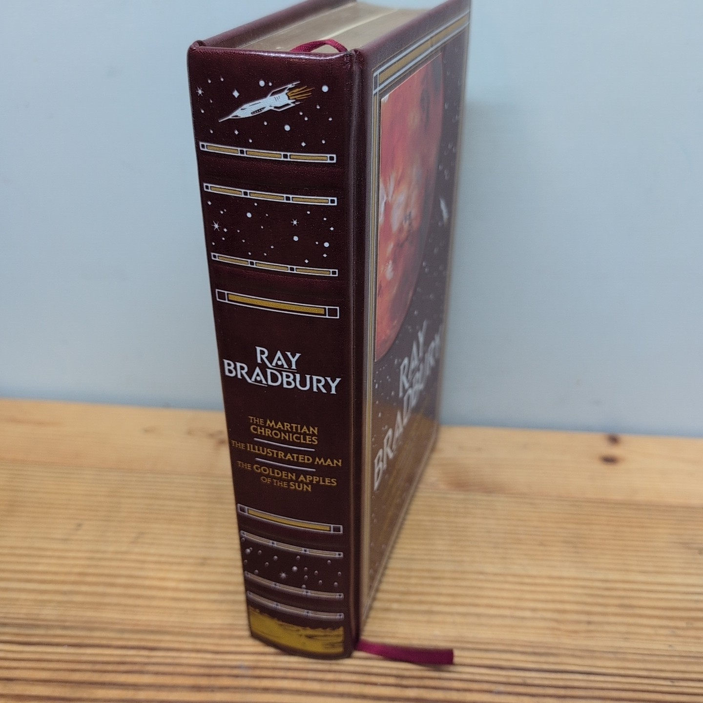 Ray Bradbury. 2010 HC-Leather. Martian Chronicles/Illustrated Man/Golden Apples