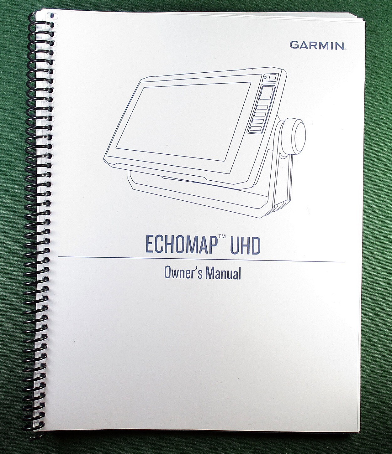Garmin Echomap UHD 63CV Instruction Manual: Full Color 132 Pages & Clear Covers