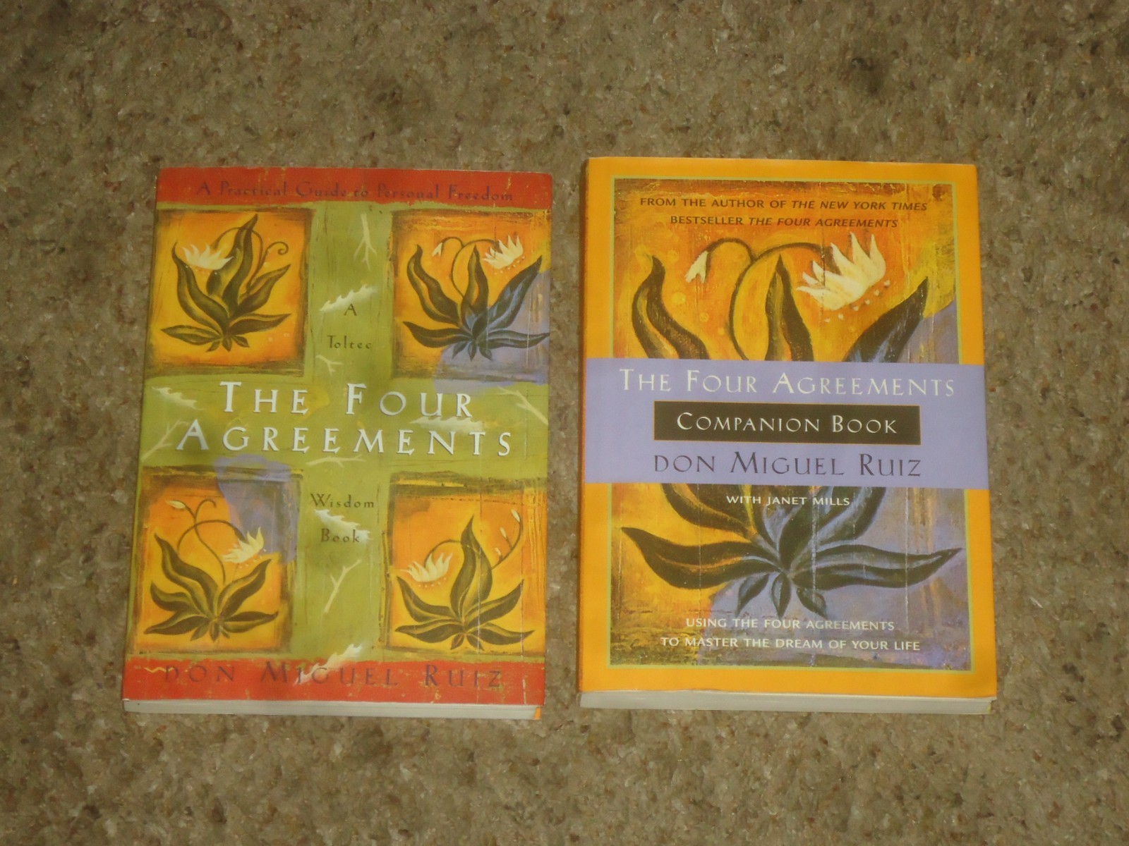 Lot 5 Don Miguel Ruiz Books Four Agreements Fifth Mastery Love Voice Knowledge