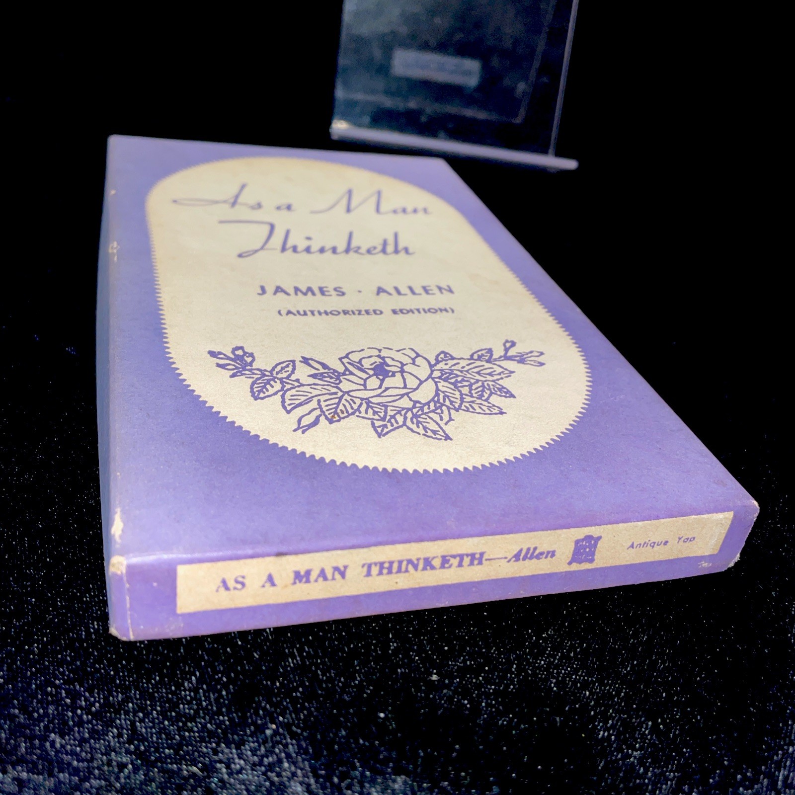 As A Man Thinketh, by James Allen, RARE Leather Authorized Edition Booklet w/Box