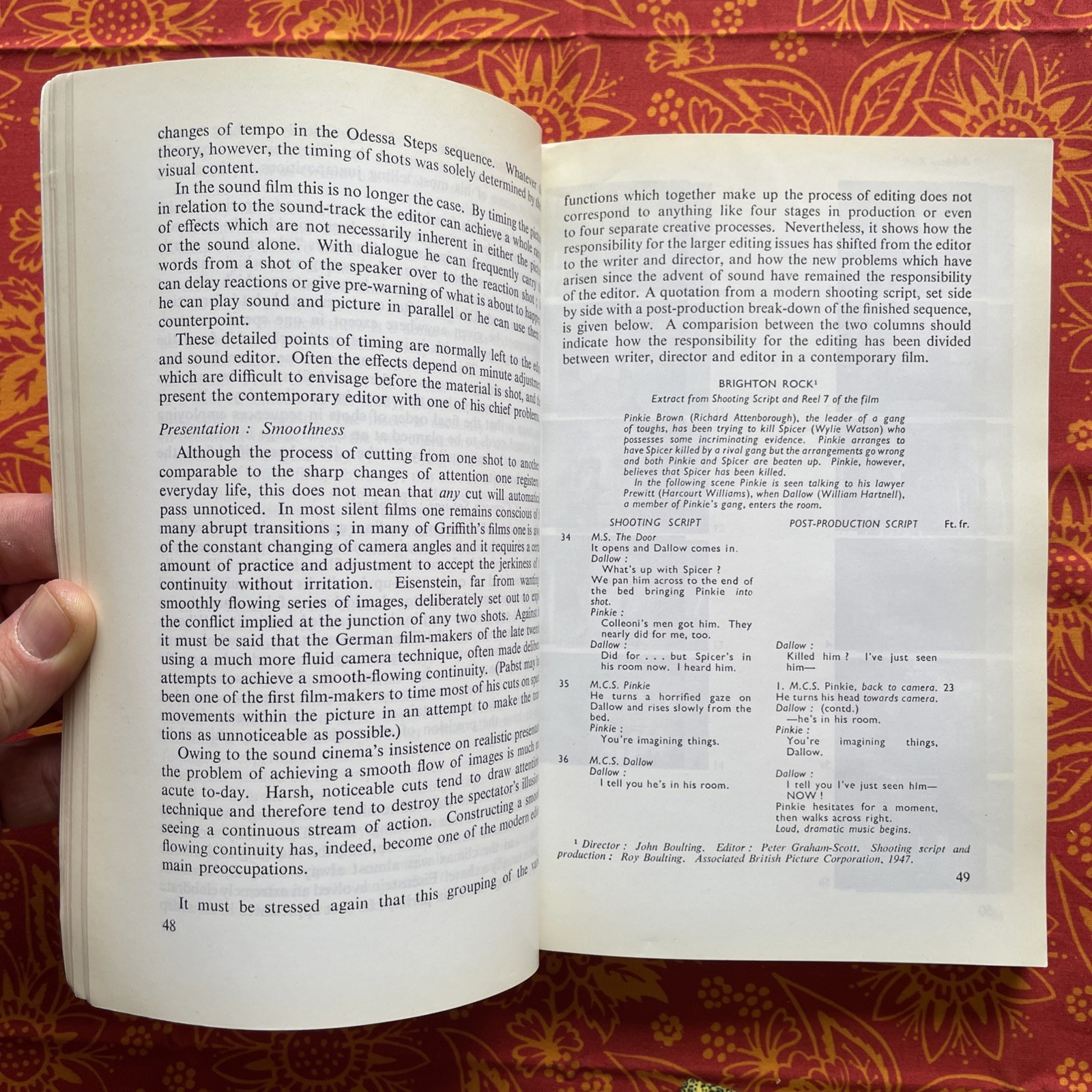 The Technique of Film Editing – Karel Reisz & Gavin Millar (1978 1st Ed/22nd Im)
