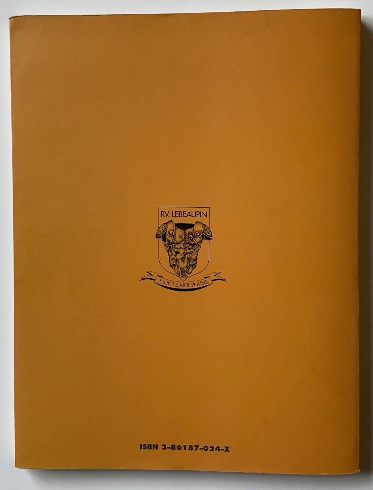 PHOTOGRAPHIES by R. V. Lebeaupin OOP 1994 Bruno Gmunder Male Photography Book