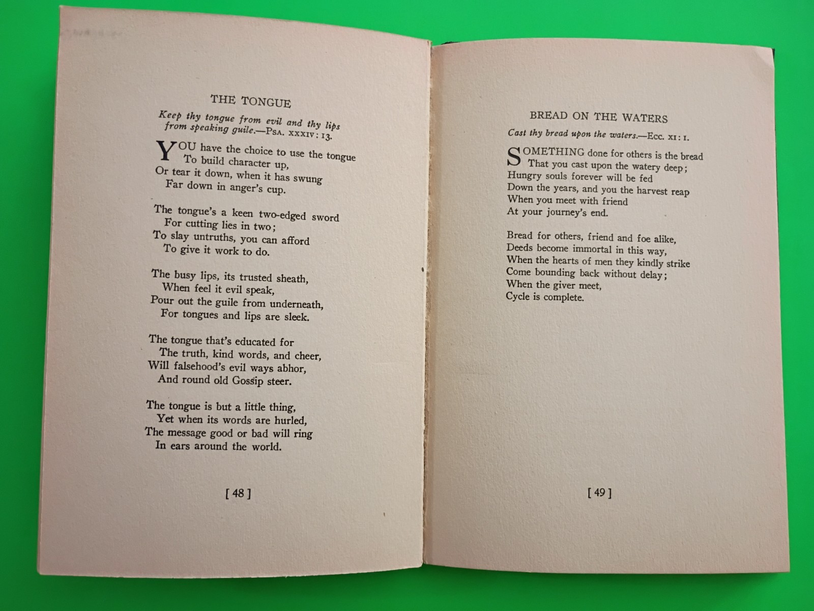 Anchor Poems Robert Sparks Walker HC 1925 Revell Biblical inspired Poetry