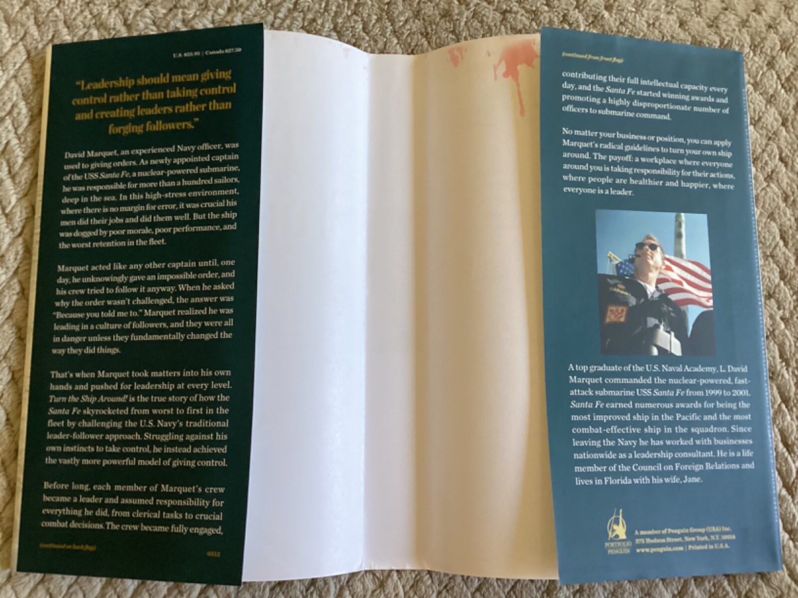 *Signed* Turn the Ship Around! : A True Story by Cpt. L. David Marquet HCDJ