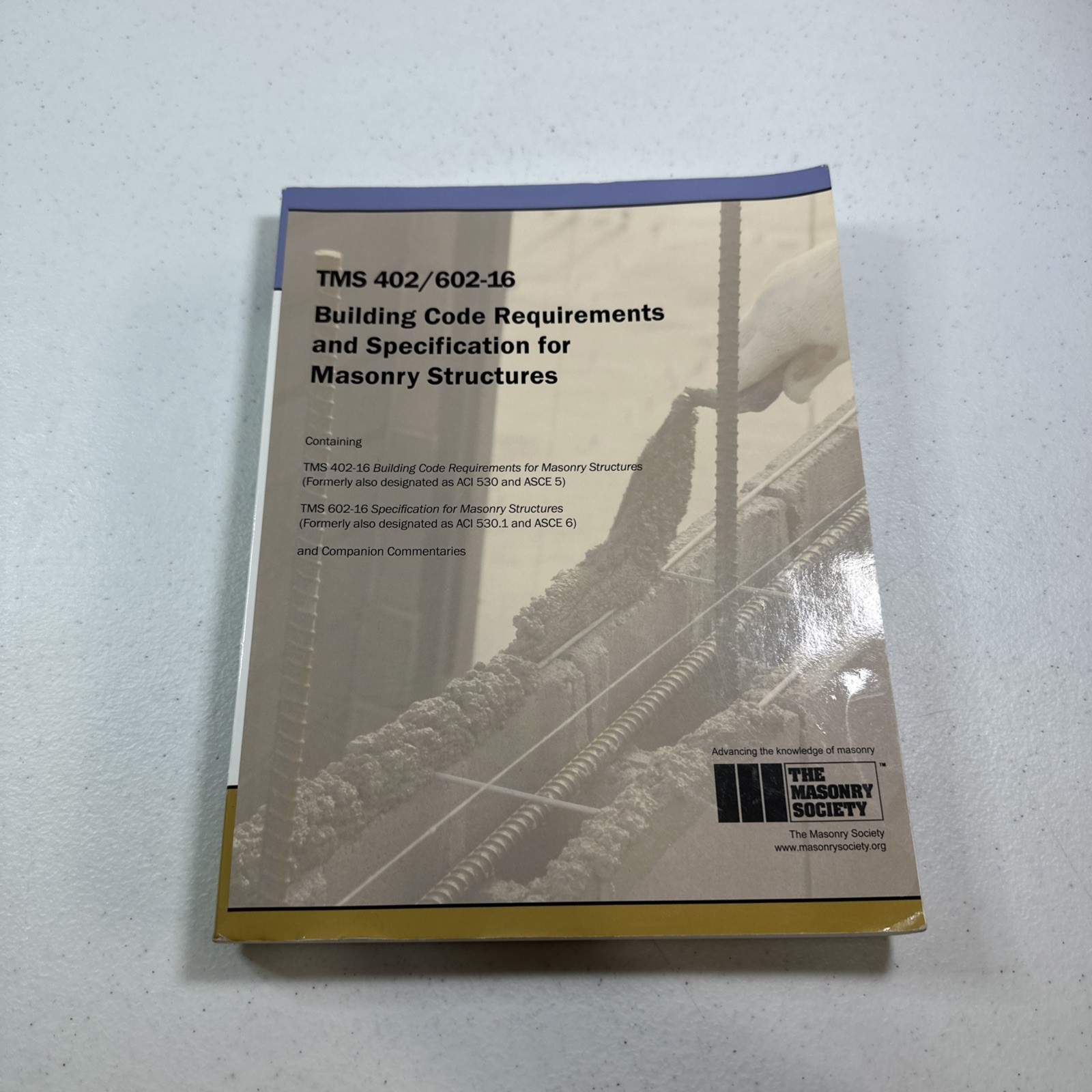 TMS 402/602-16,Building Code Requirements & Specification for Masonry Structures
