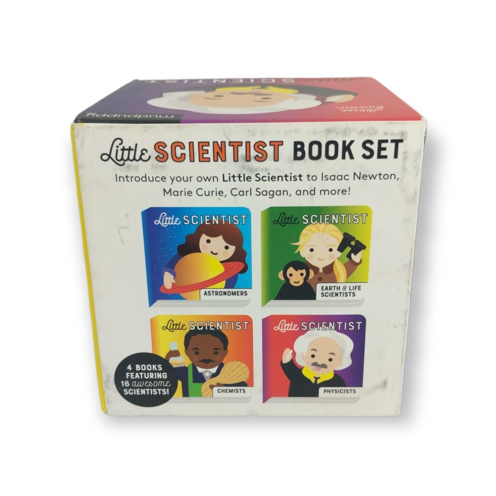 Mudpuppy Little Scientist 4 Board Book Box Set Ages 4 to 8