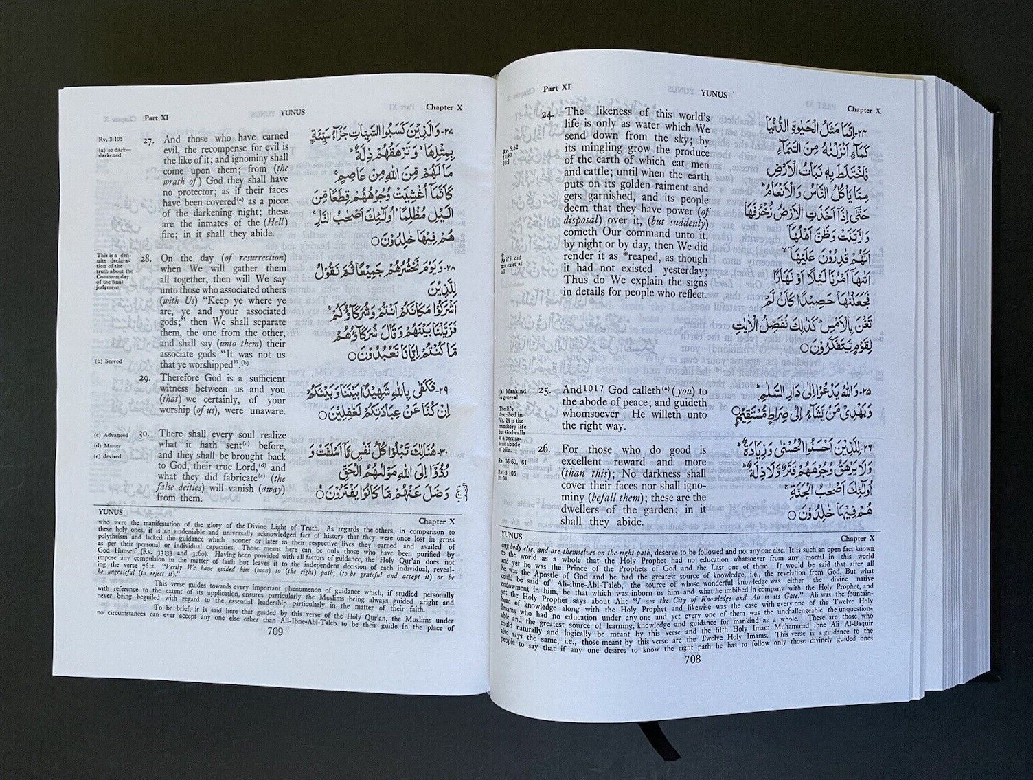 The Holy Quran English Arabic Translation & commentary by S. V. Mir Ahmed Ali