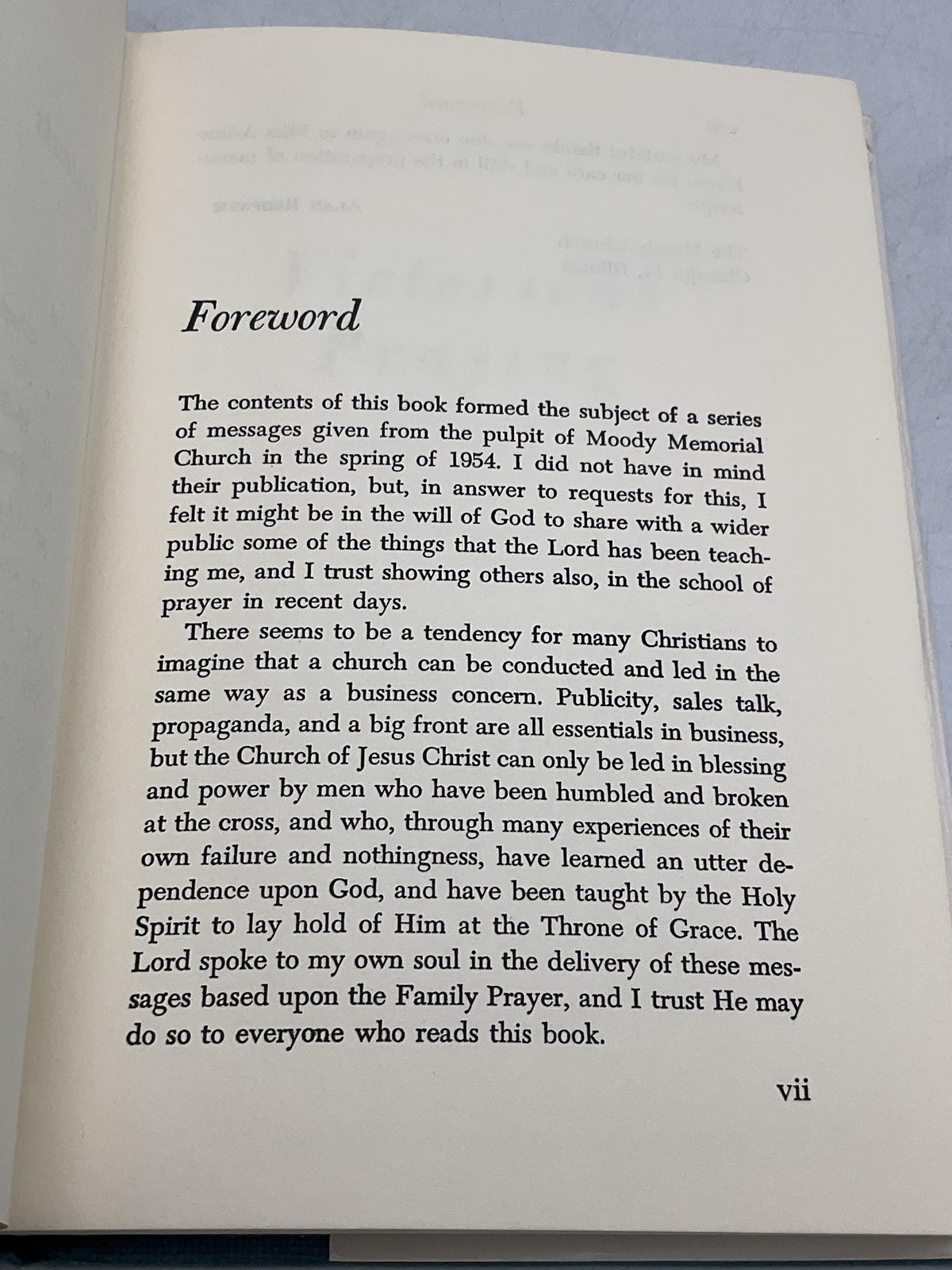 Vintage Victorious Praying Alan Redpath Hardcover Blue Fleming H. Revell 1957