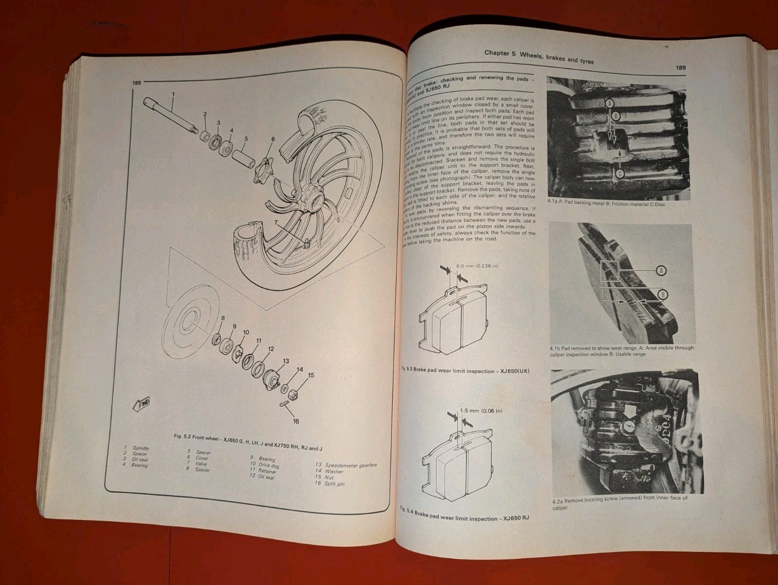 1980 to 1984 Yamaha XJ650 & 750 Fours Haynes Owners Workshop Manual 738