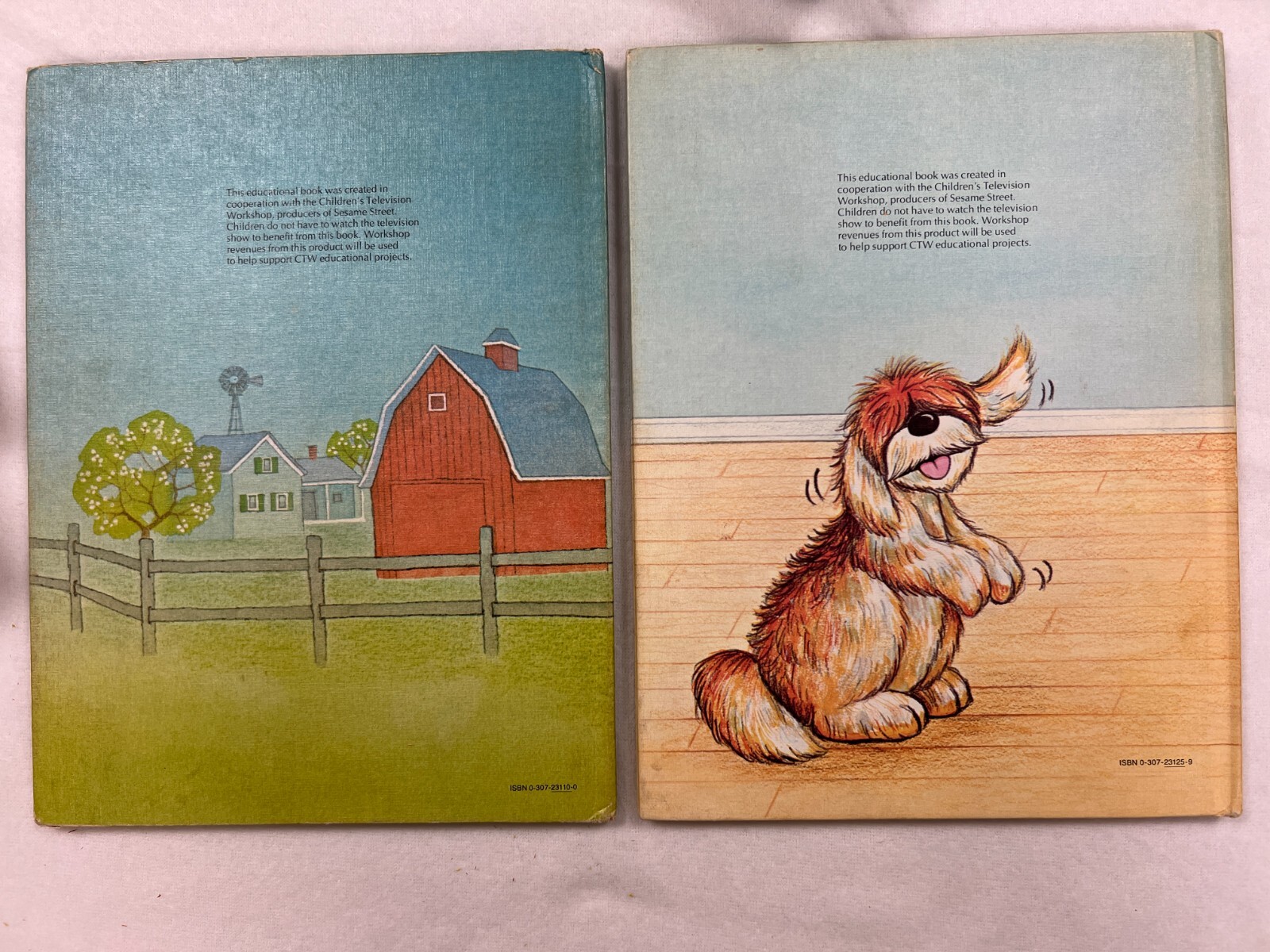 Sesame Street Book Club Books – dated 1980’s HB – lot of 14