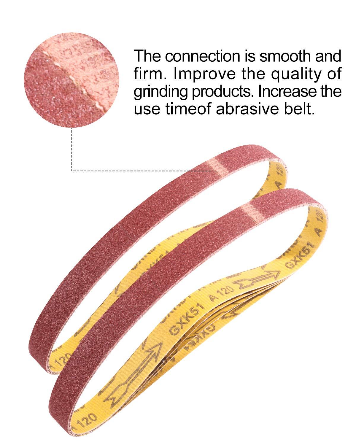 S SATC Sanding Belts 1×30-Inch belt Belt Sander 24Pcs 1×30 Inch