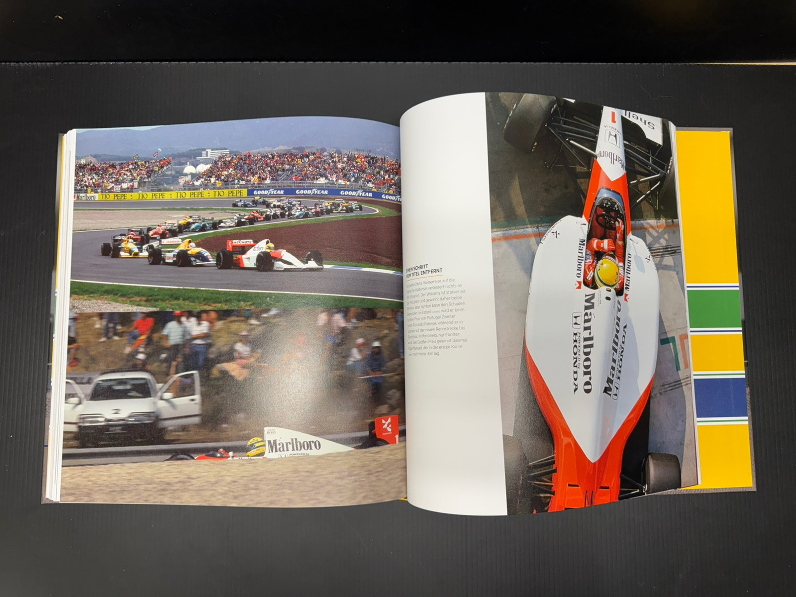 Ayrton Senna : Nueue Bilder Einer Legande Hard Cover 200 Pages