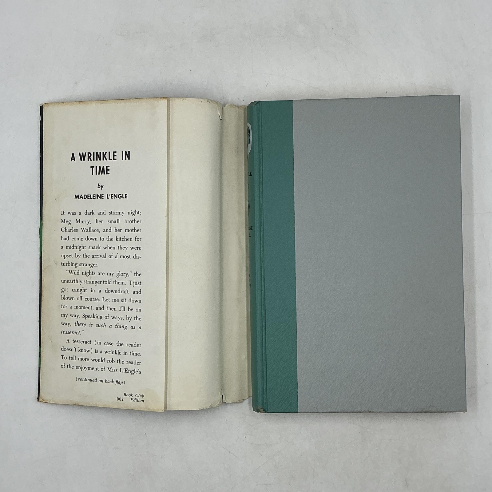 A WRINKLE IN TIME Madeleine L’Engle 1962 1st Ed HC DJ Vintage Blue BCE