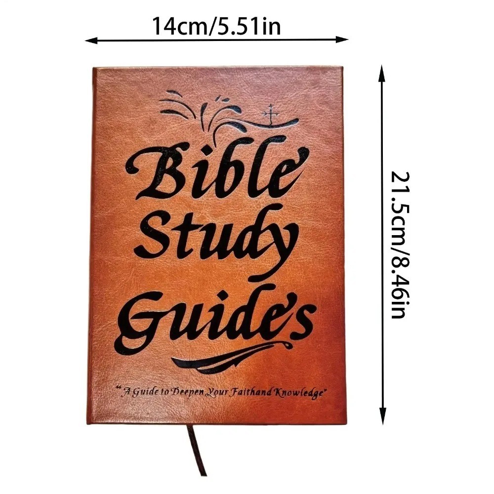 Bible Study Guide for Beginners 66-Page Devotional Journal with Daily Scripture