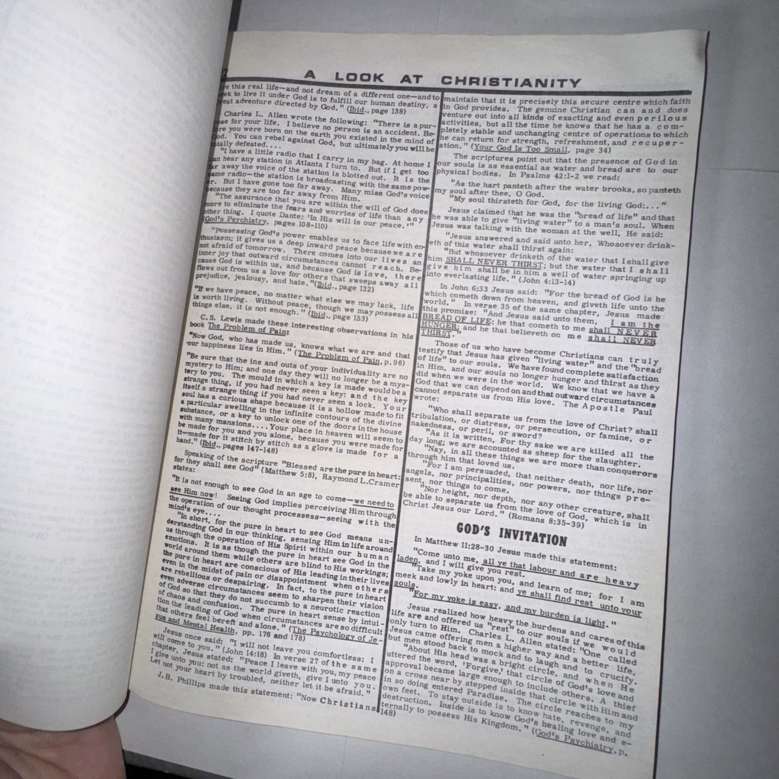 A Look At Christianity by Jerald & Sandra Tanner Enlarged Edition 1971 MORMONISM